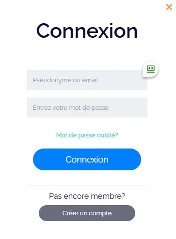 Connexion des membres du Casino Clic