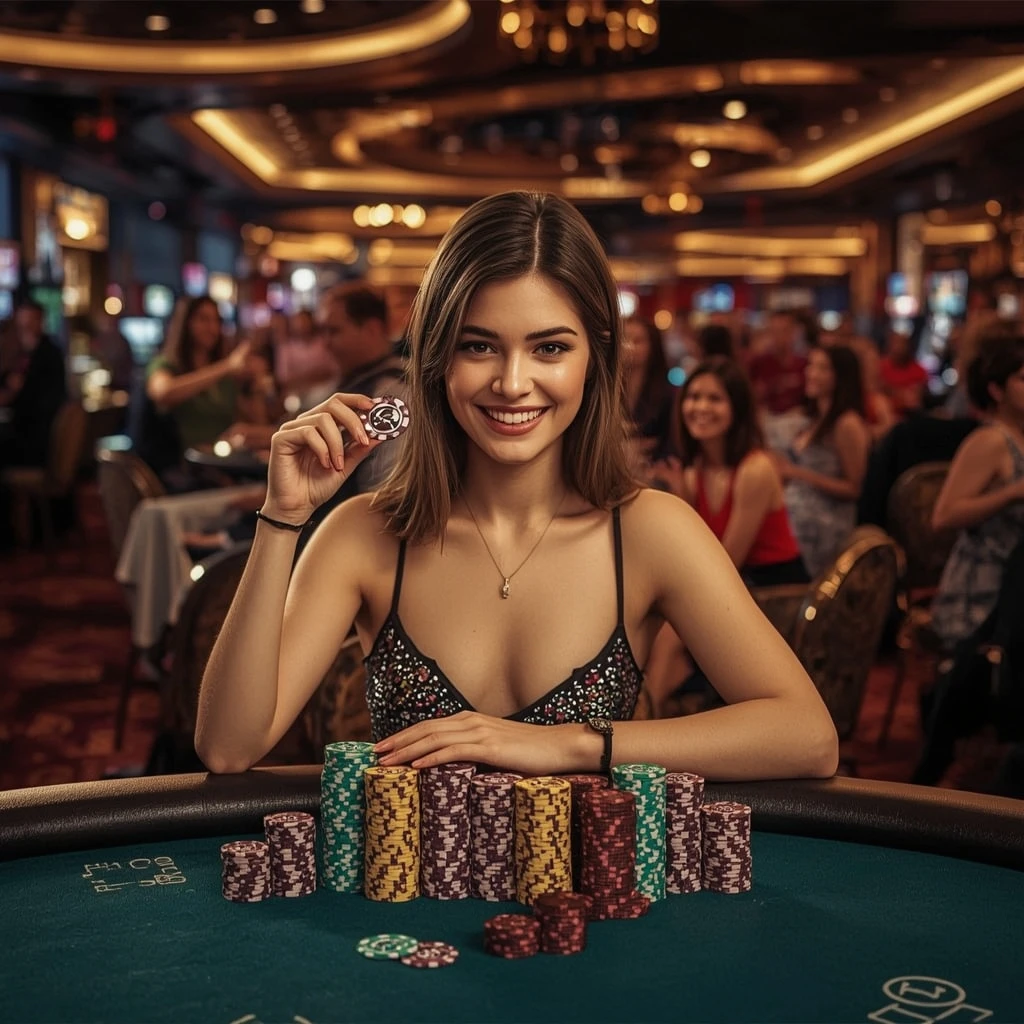bonus dans les mains de l'homme au casino CASINO CLIC