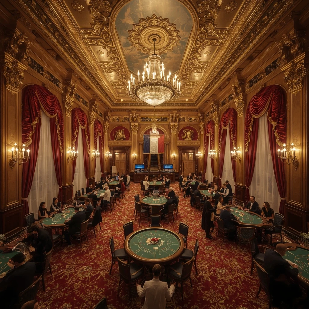 Le casino et le drapeau français CASINO CLIC